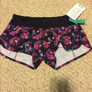 Floral speed shorts